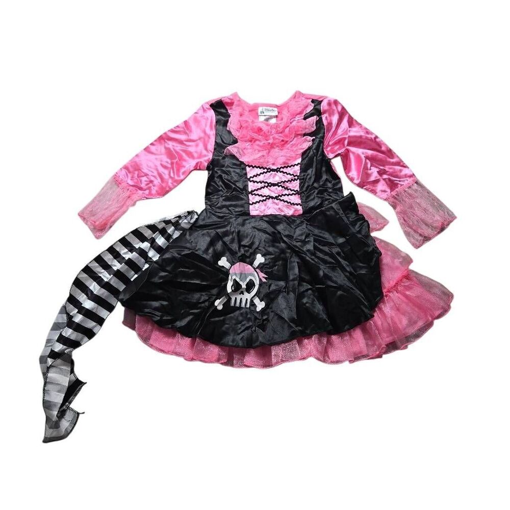 Disney Pink and Black Pirate Princess Dress Costume